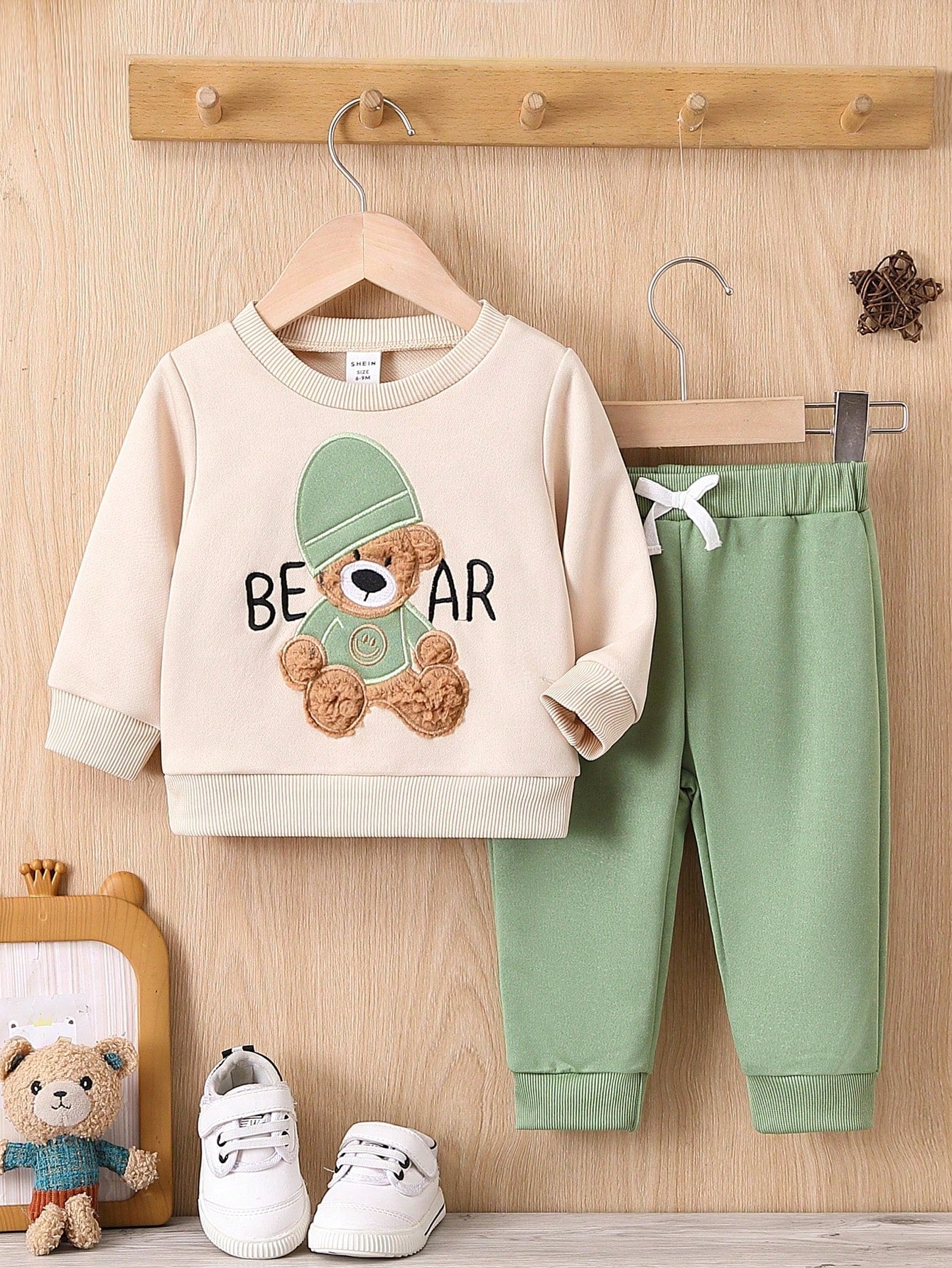 Bear Design Printed Kids Winter Suit (Each)