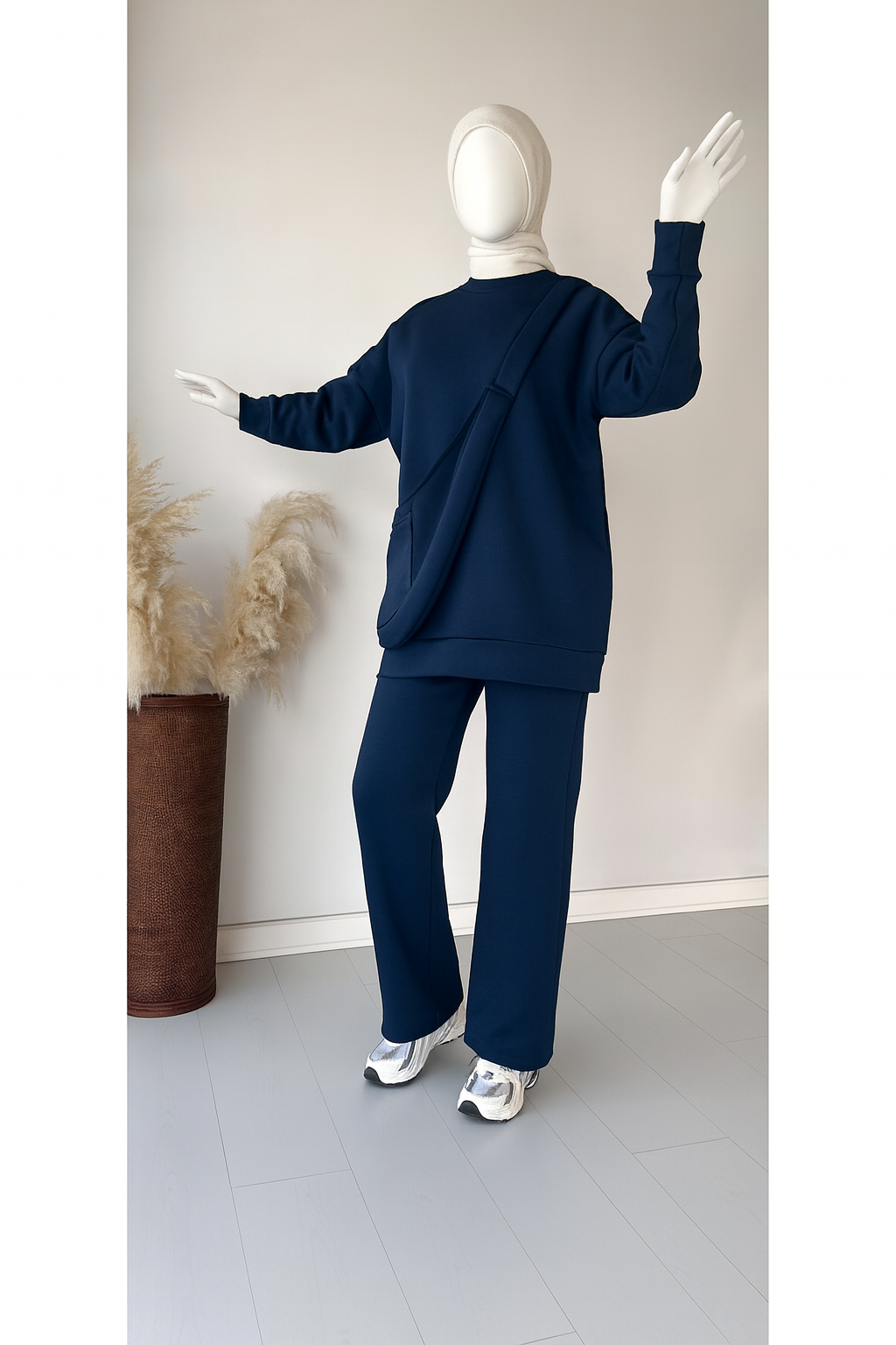 Winter Blue Carryall Co-Ord Set + Bag