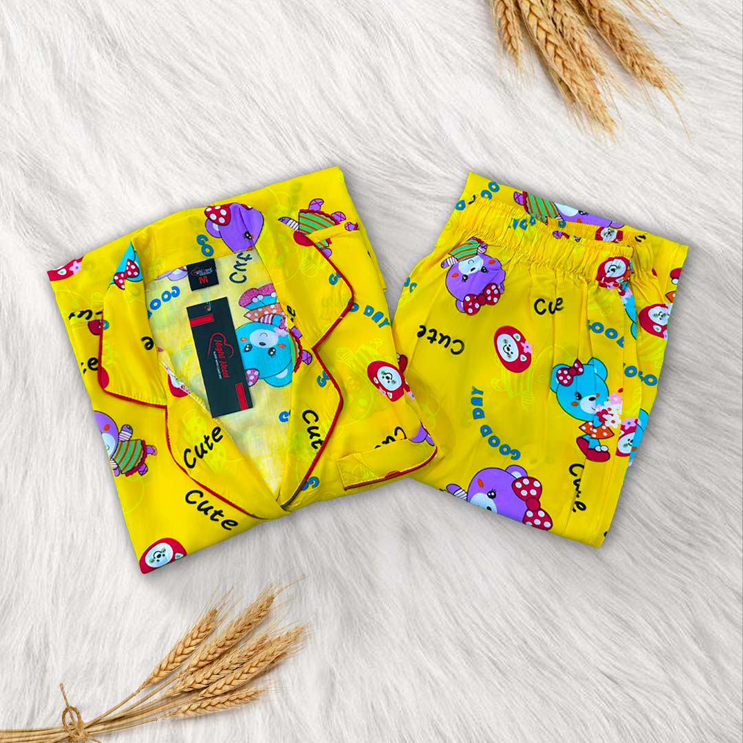 Imported Linen Printed Good Day PJ Set-LP3