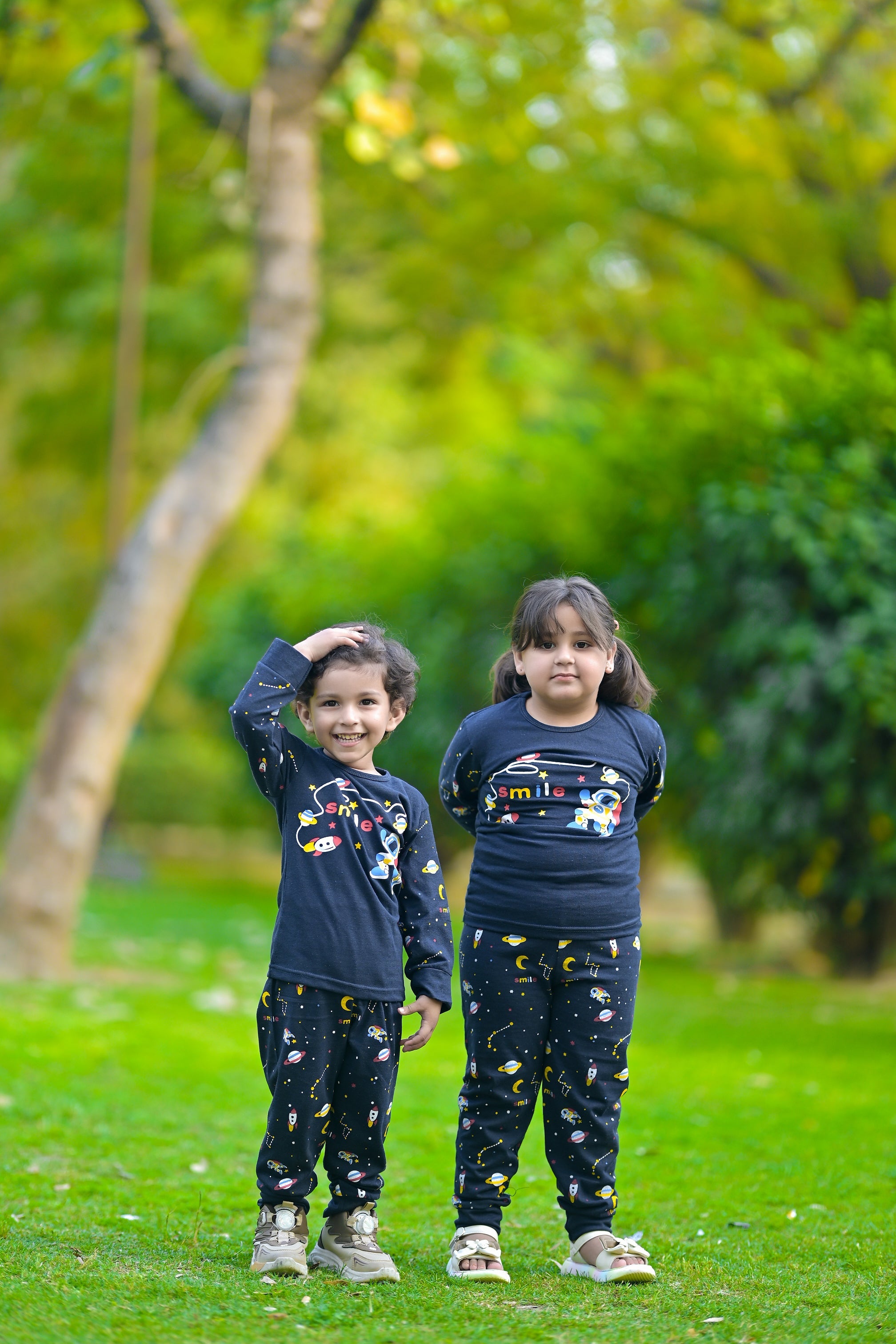 Blue Spaceship Kids Wear