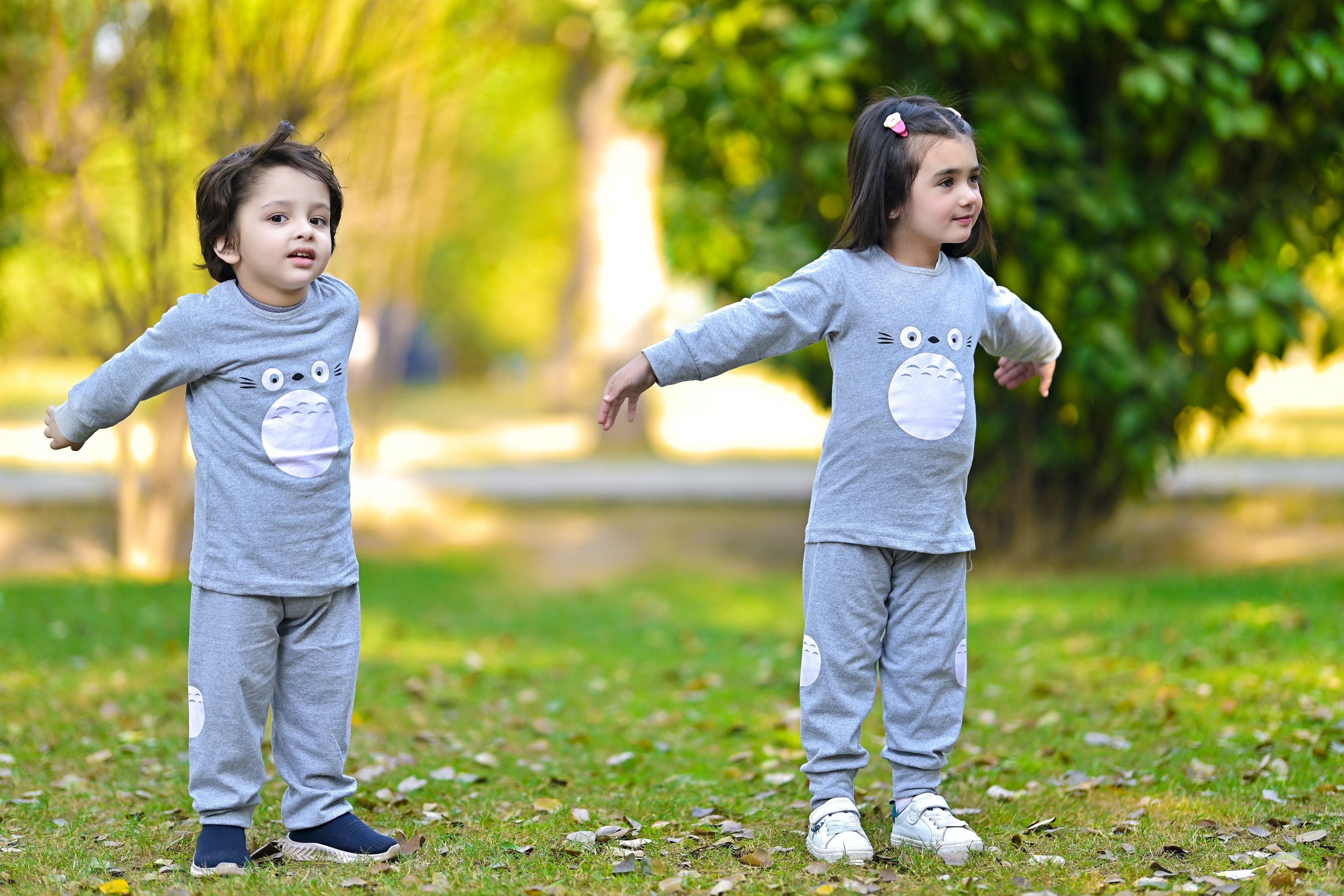 Grey Penguin Kids Wear