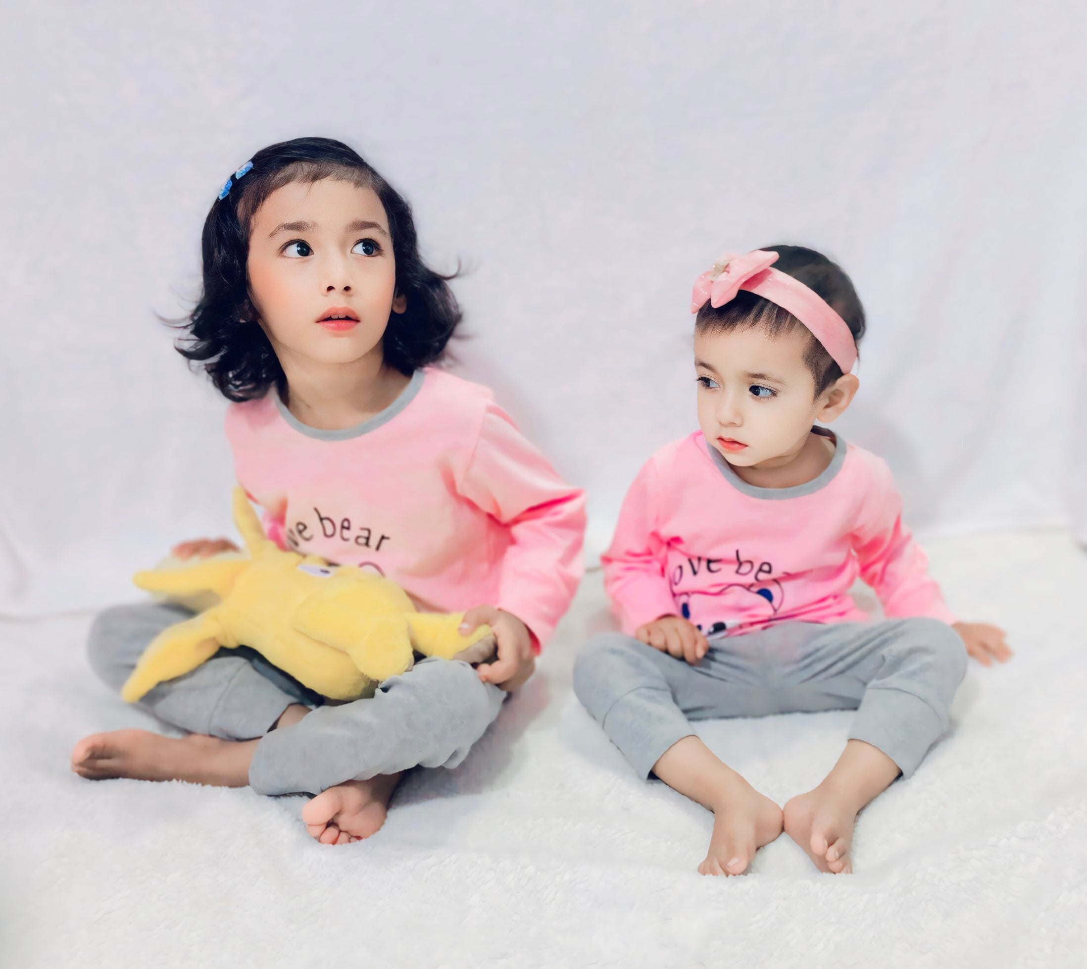 Pink Love Bear Kids Wear