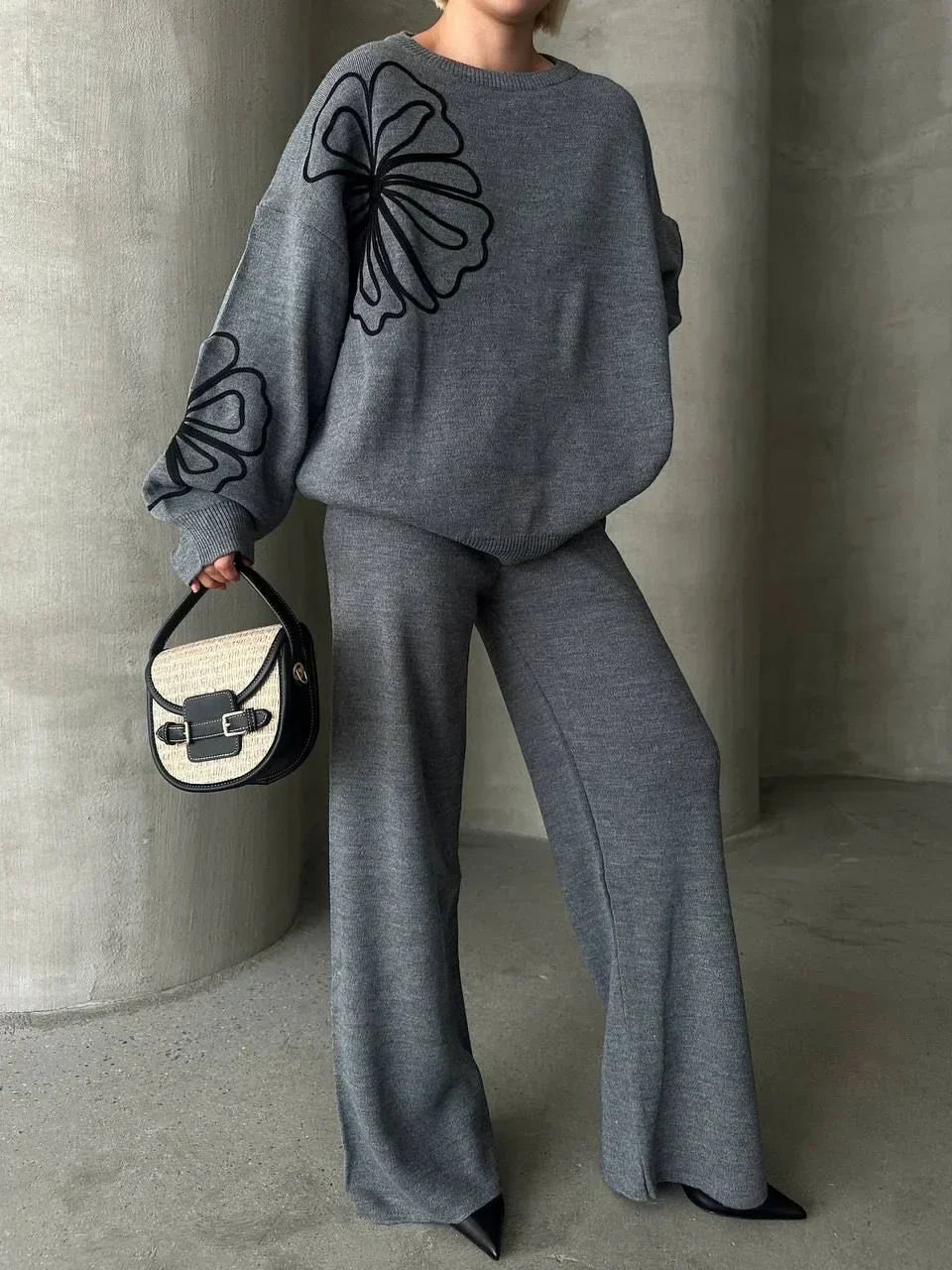 Winter Flower 2 PC Co-Ord Set