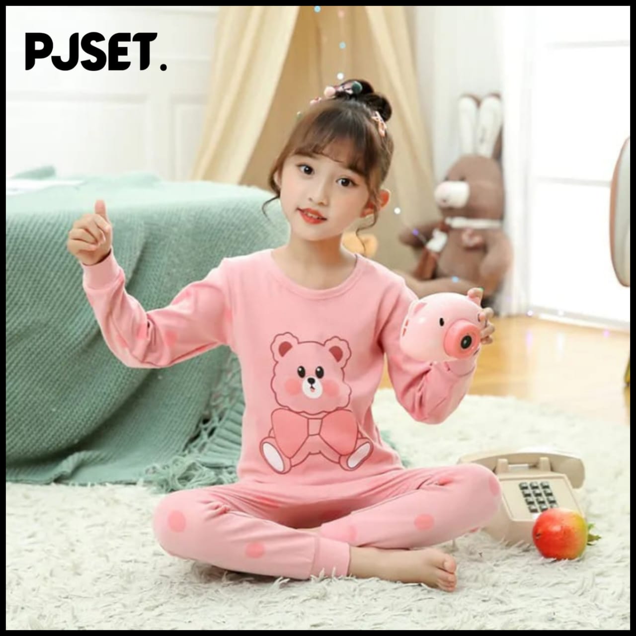 Baby Pink Panda Kids Wear