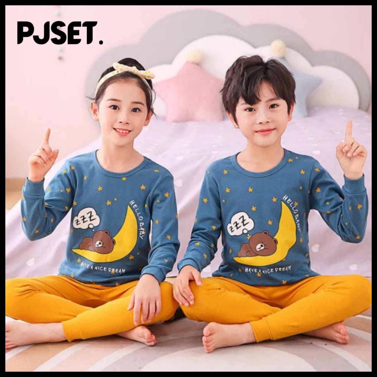 Moon Star Bear Kids Wear