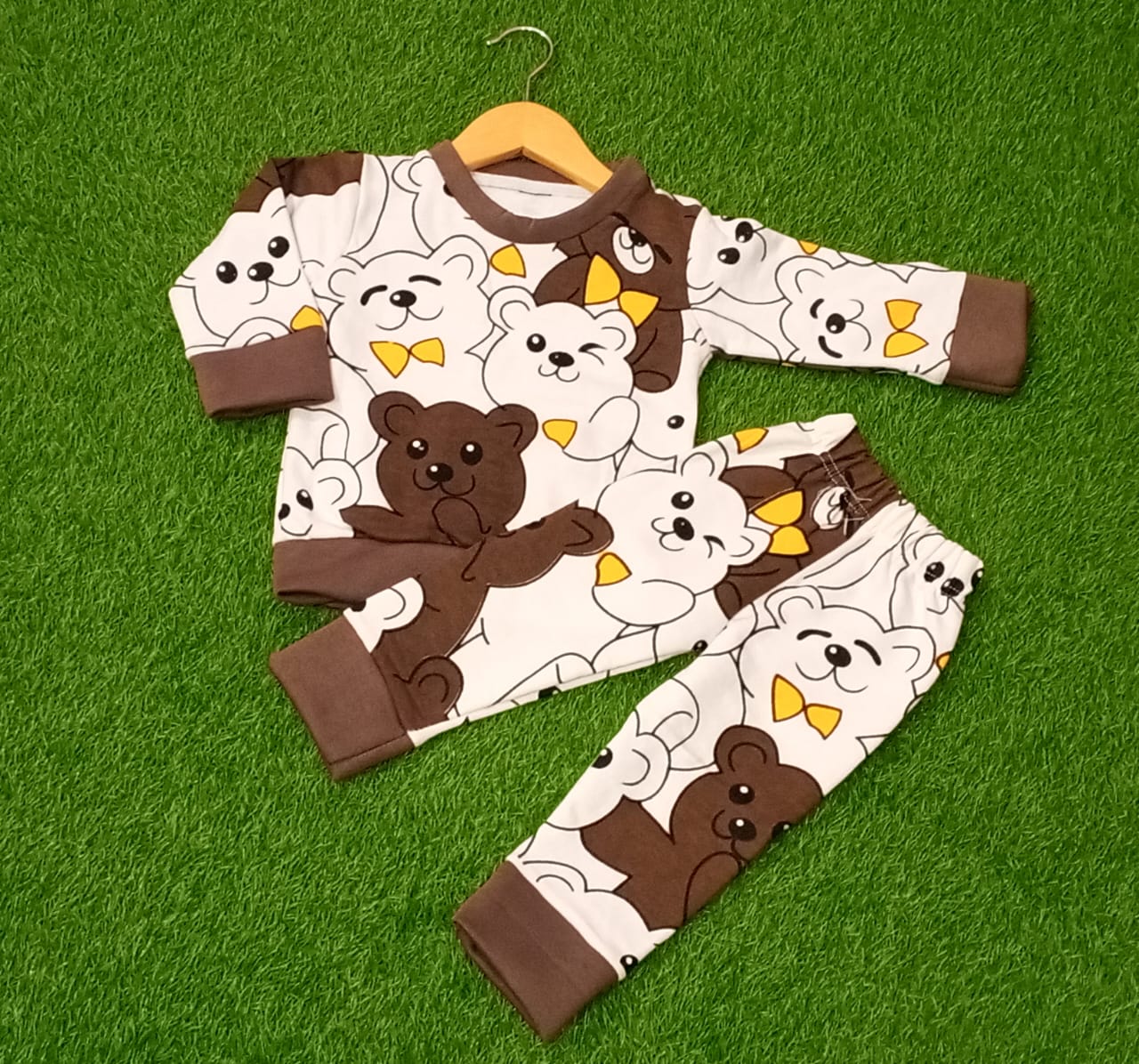 Multi Bear Printed Kids Winter Suit ( Each )