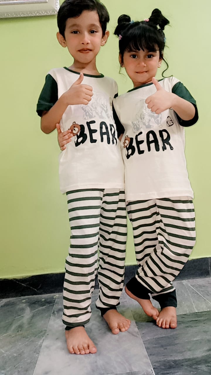 Bear Half Sleeve Kids Suit (Each)