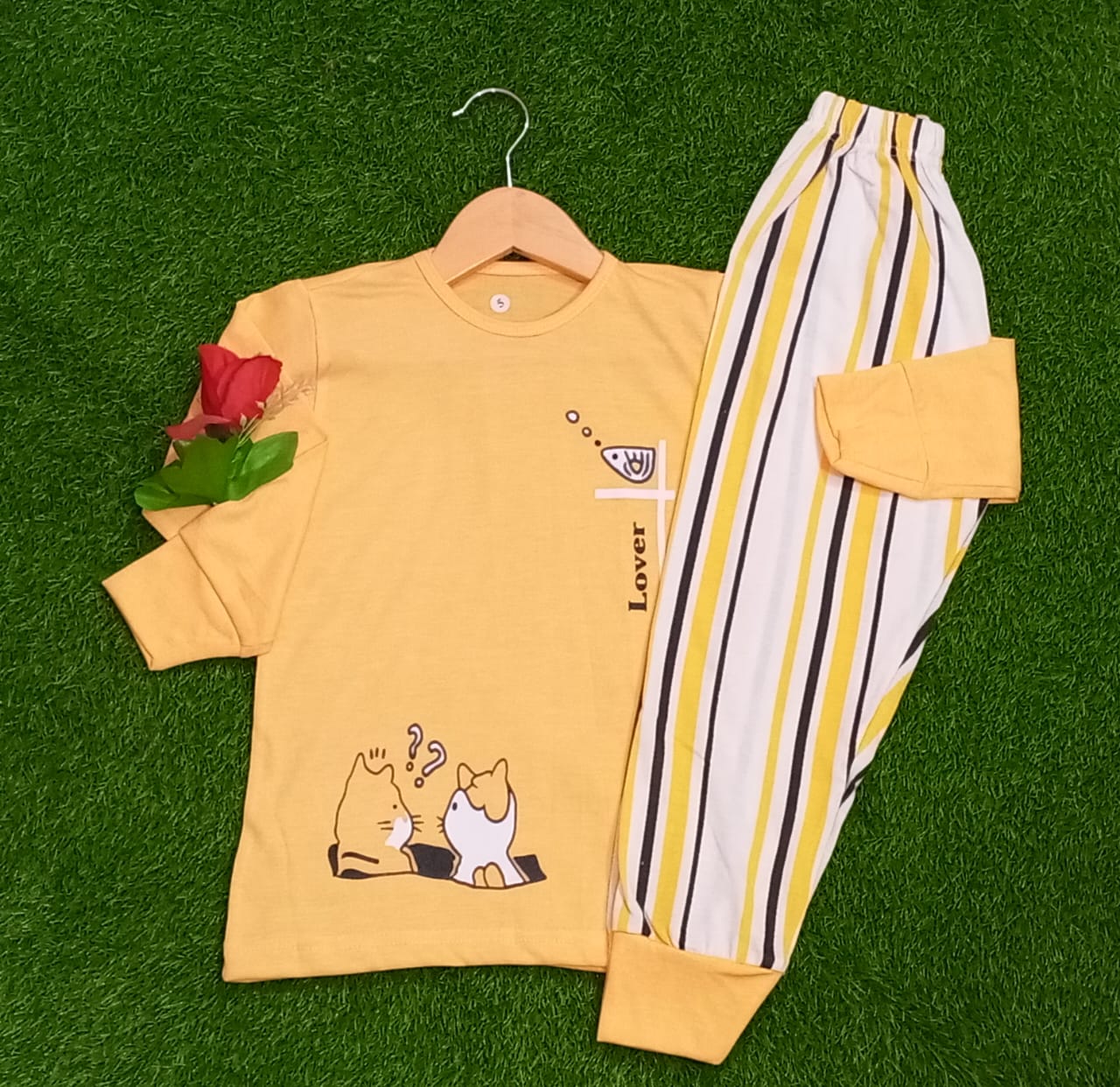 Yellow Cat Kids Wear