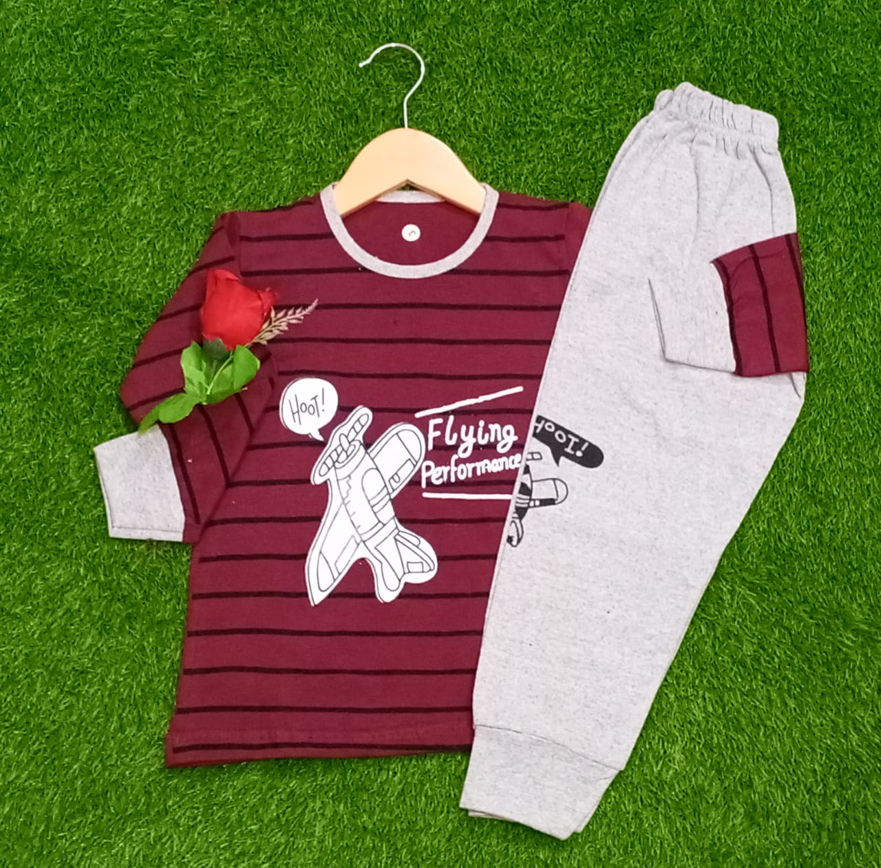 Maroon Flying Kids Wear