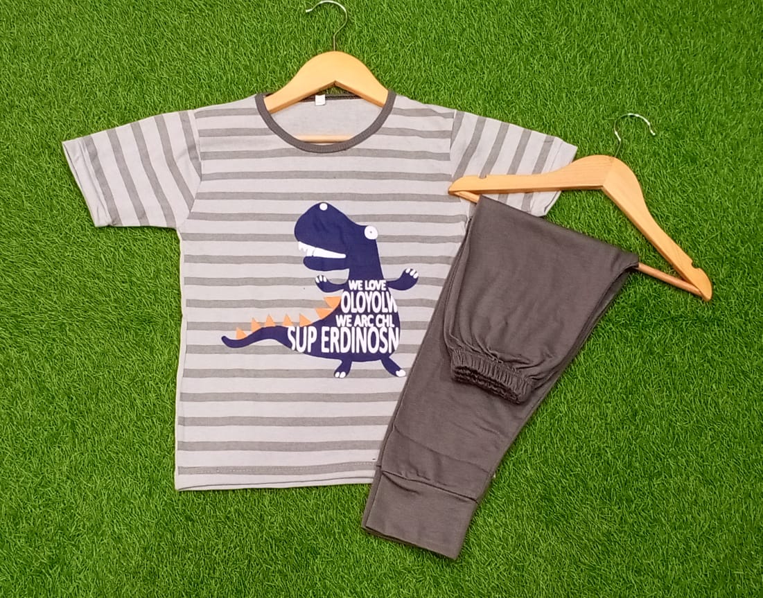 Super Dino Half Sleeve Kids Suit (Each)