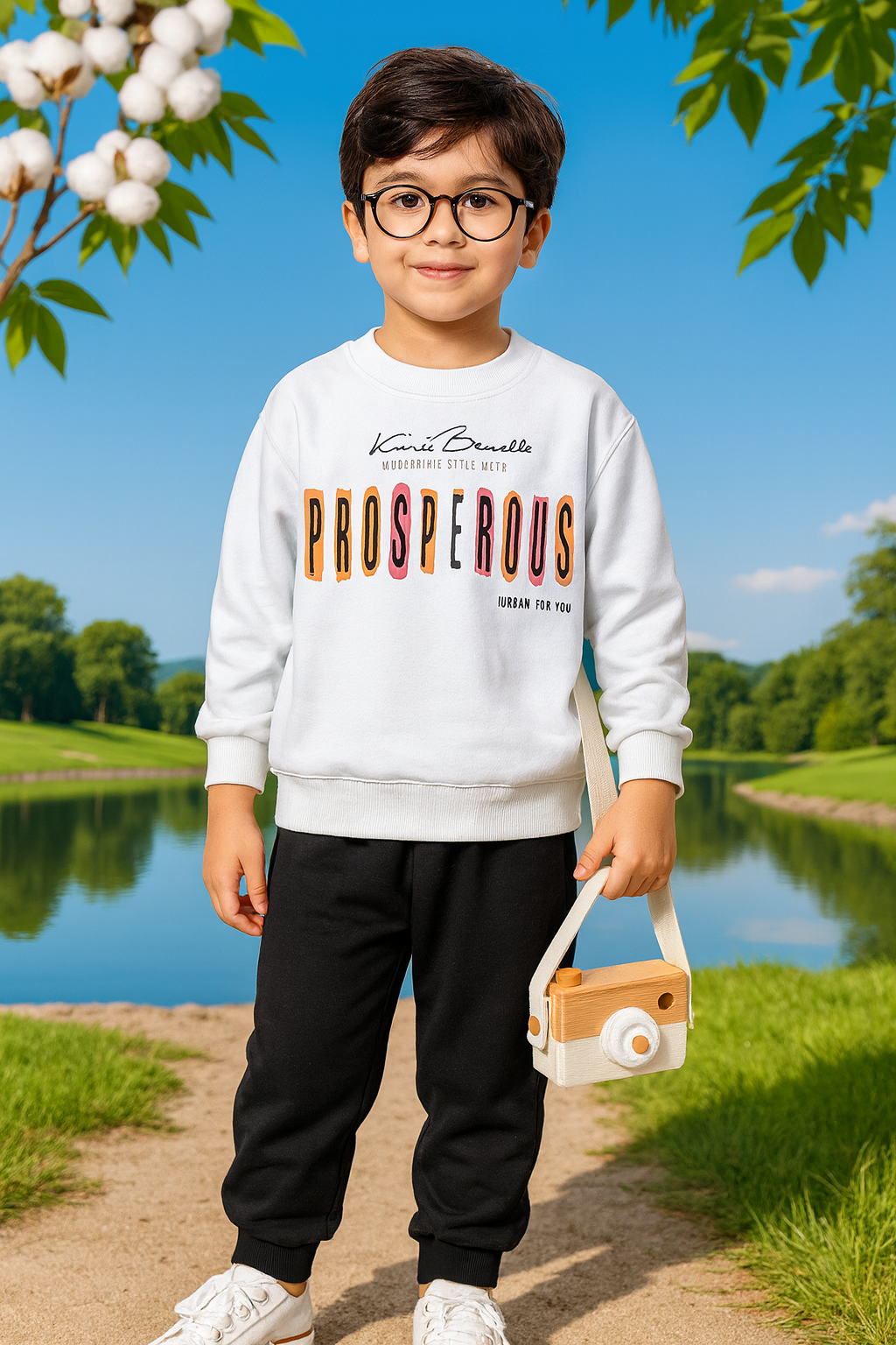 Prosperous Printed Kids Winter Suit ( Each )