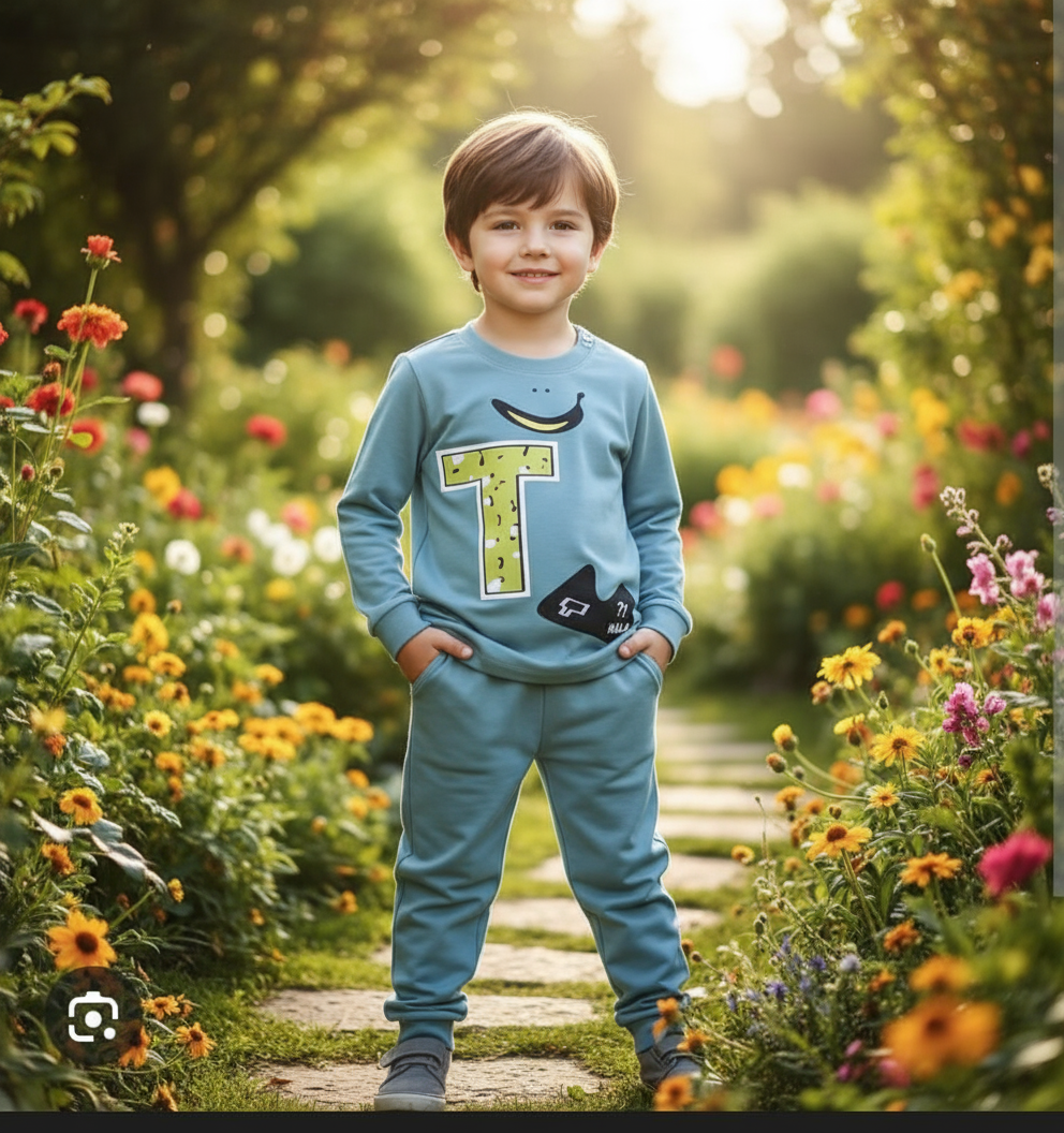 Sky T Rala Printed Kids Winter Suit ( Each )