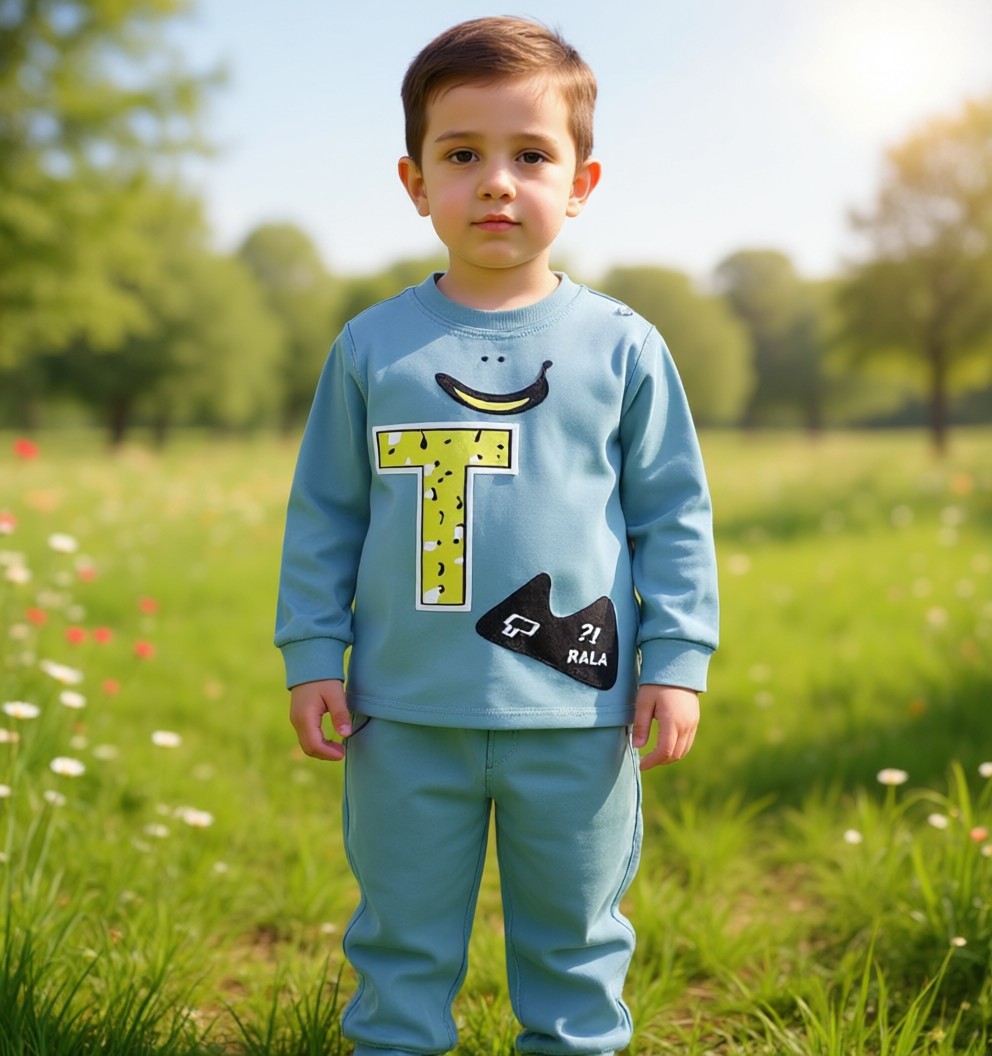 Sky T Rala Printed Kids Winter Suit ( Each )