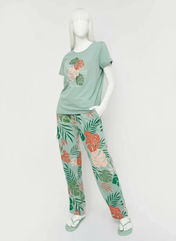 Tropical Printed Night Suits