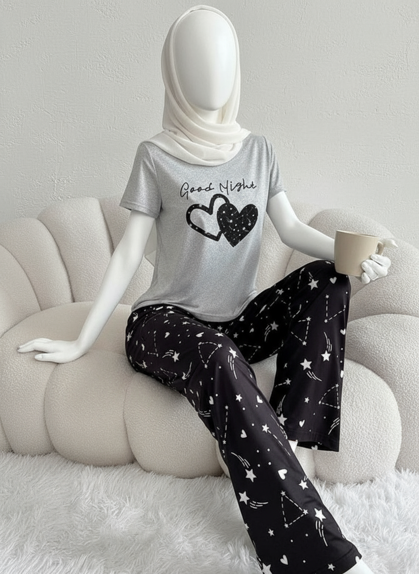 Good night Printed Night Suit