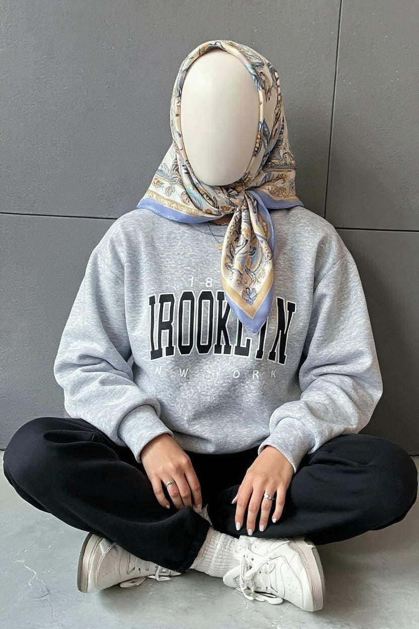 Winter Black Brooklyn Printed Co-Ord Set For Women